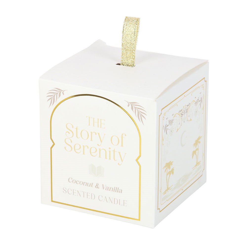 The Story of Serenity Coconut & Vanilla Candle