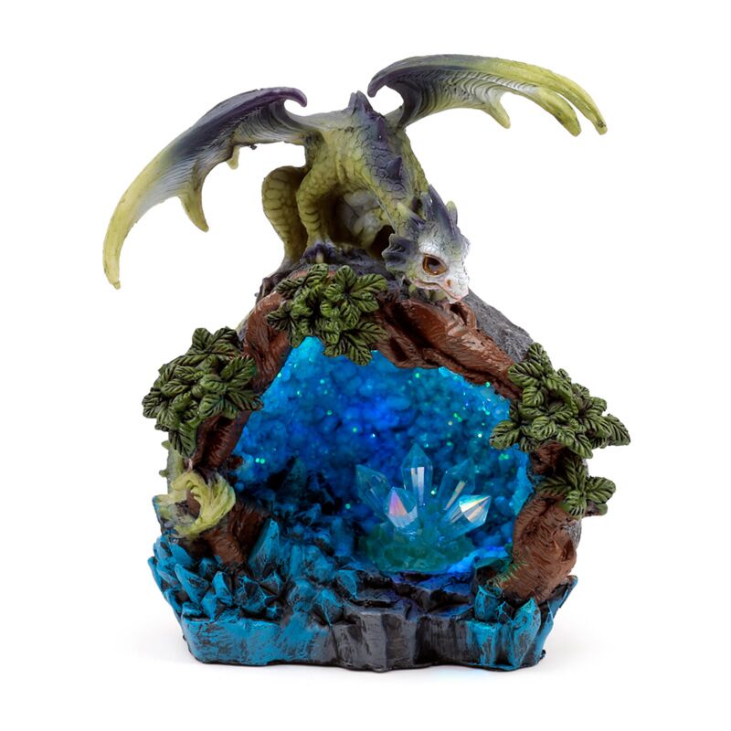 Woodland Crystal Den Dragon Figurine
