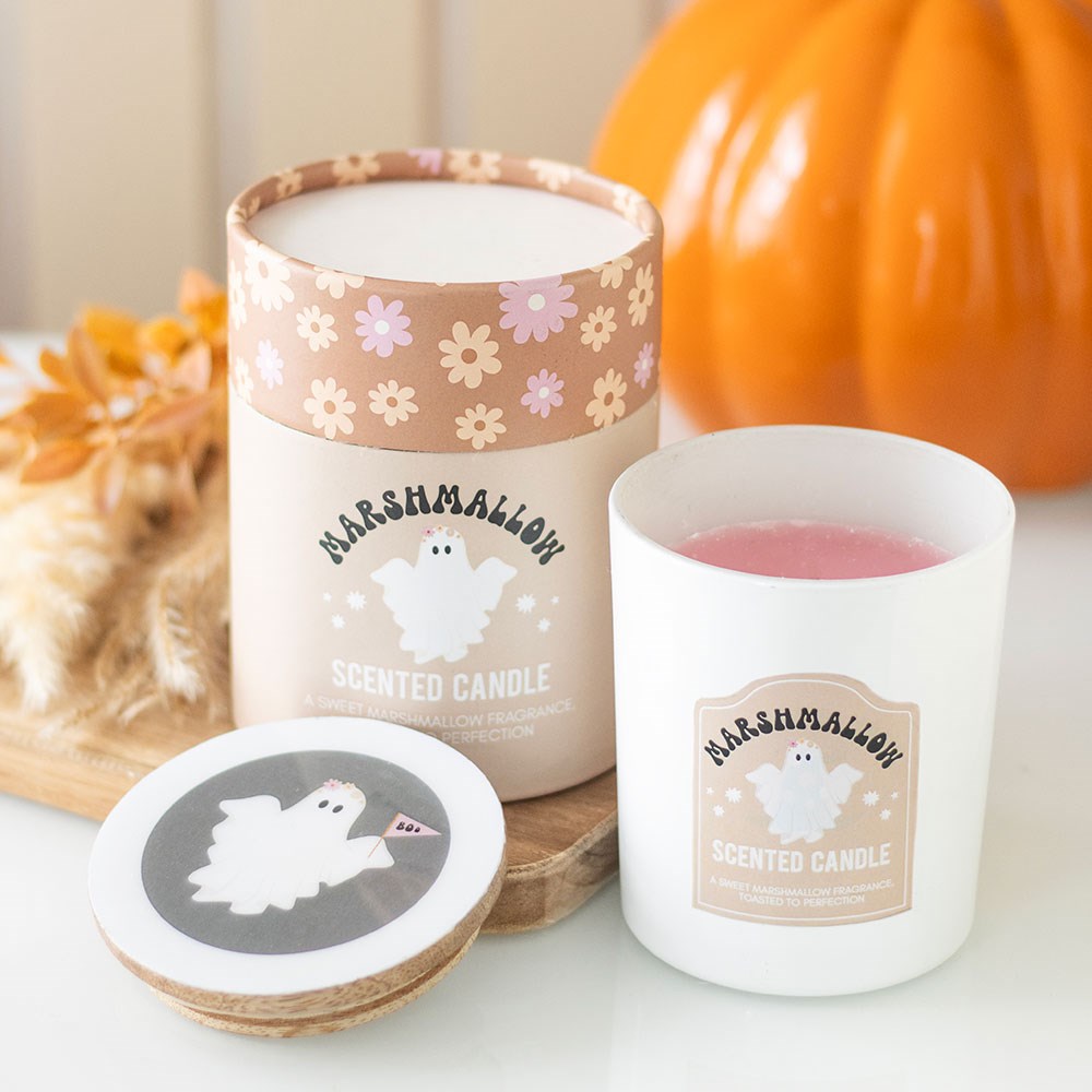 Ghost Toasted Marshmallow Candle