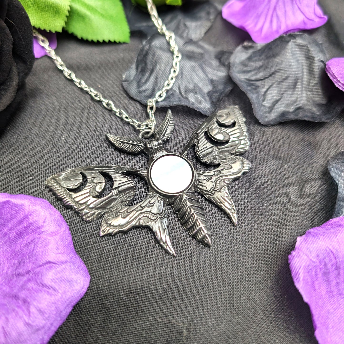 Lunar Moth Necklace