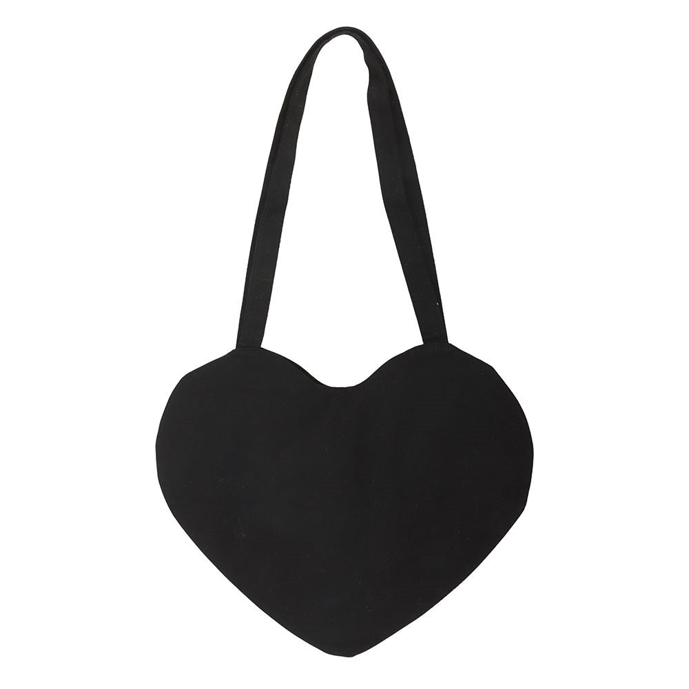 Burning Heart Satin Tote Bag