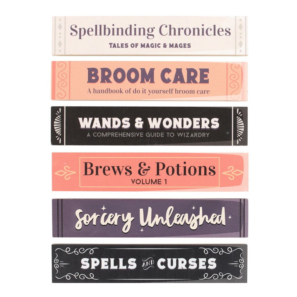 Witchy Books Wooden Signs