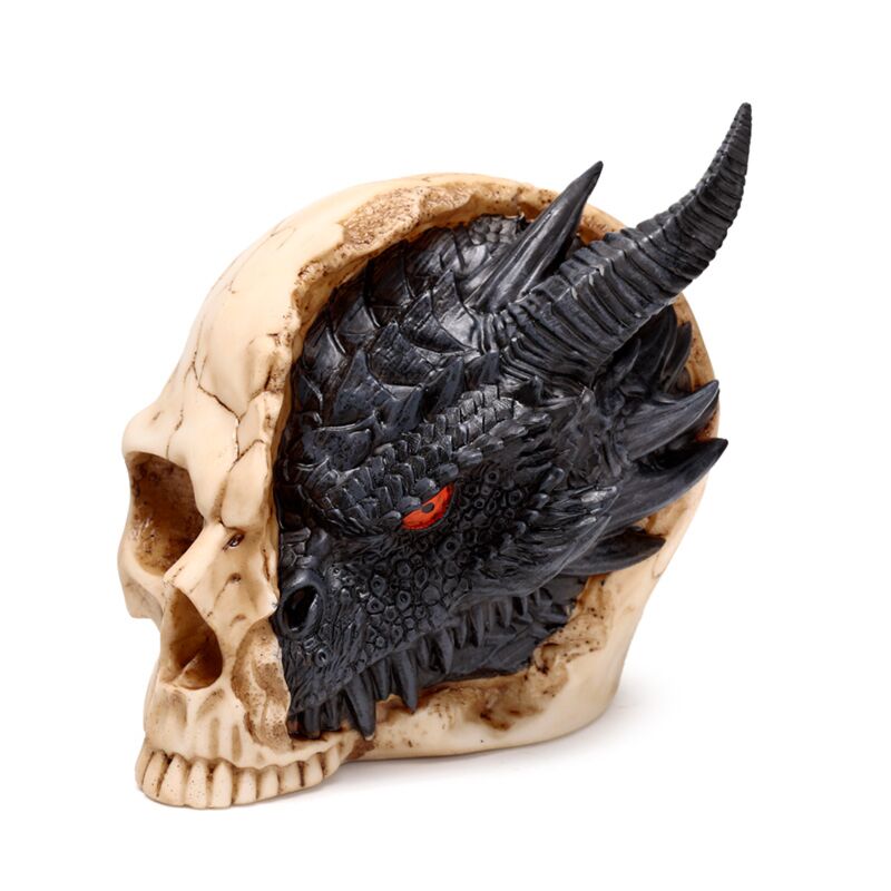 Shadows of Darkness Dragon Skull Figurine