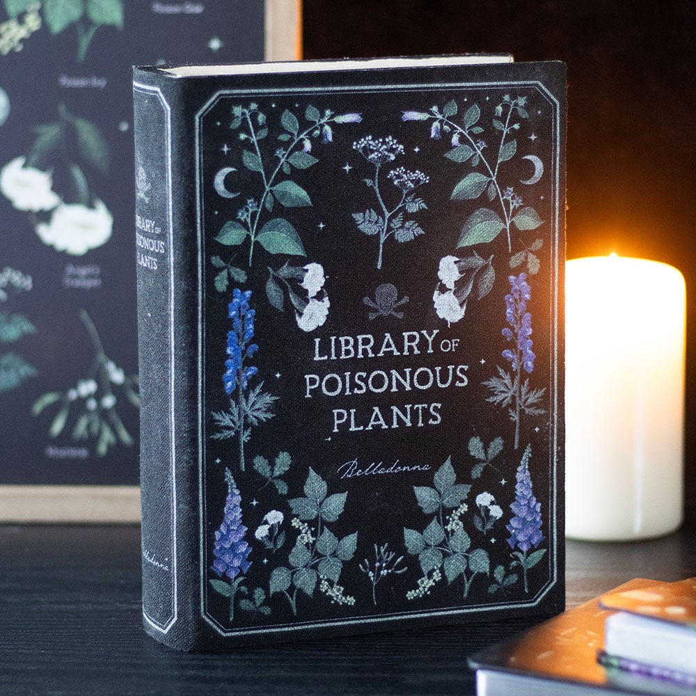 Library of Poisonous Plants Book Shaped Storage Box