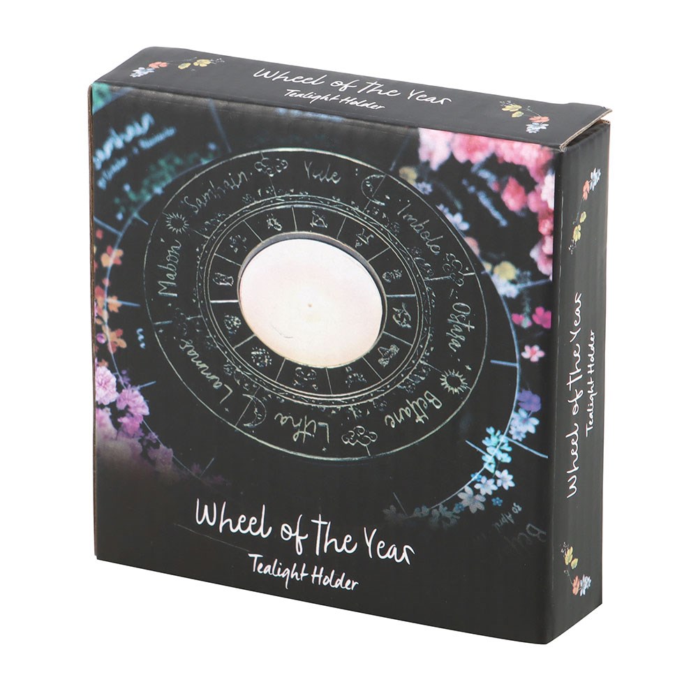 Wheel of the Year Tealight Candle Holder