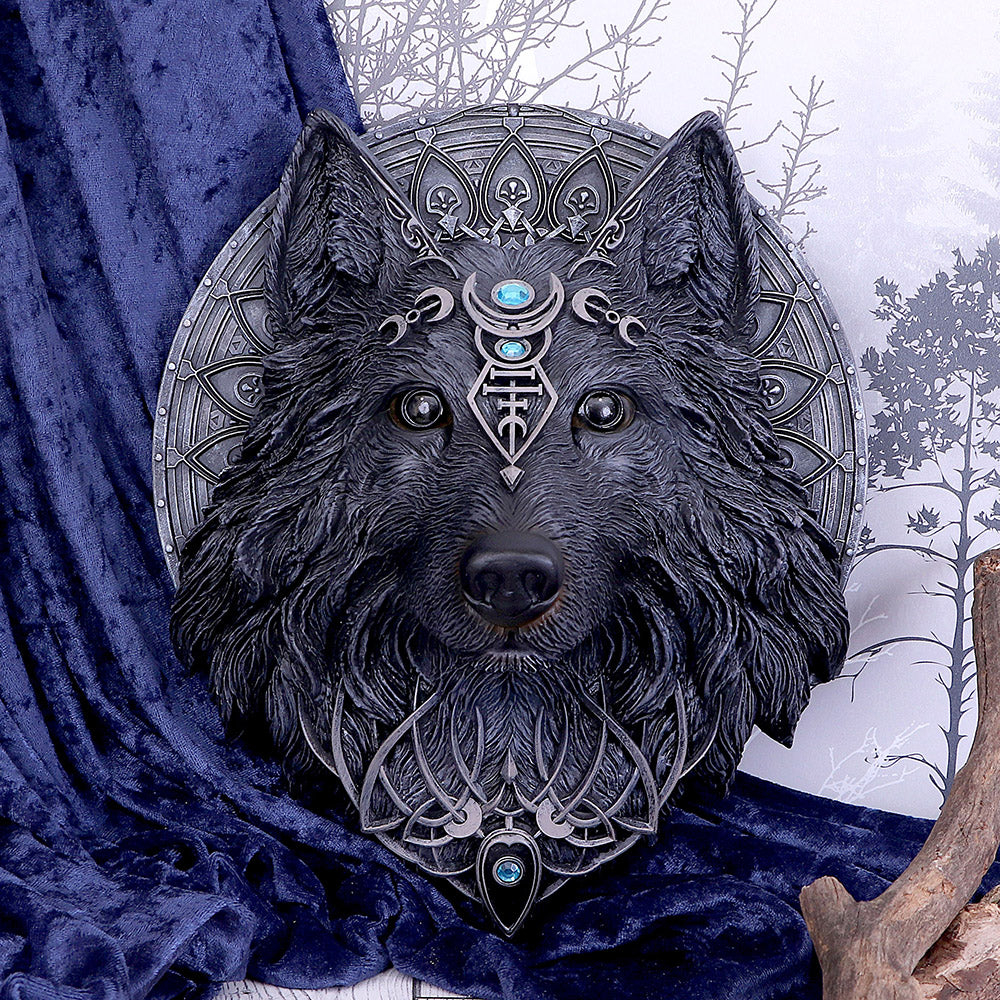 Wolf Moon Wall Plaque