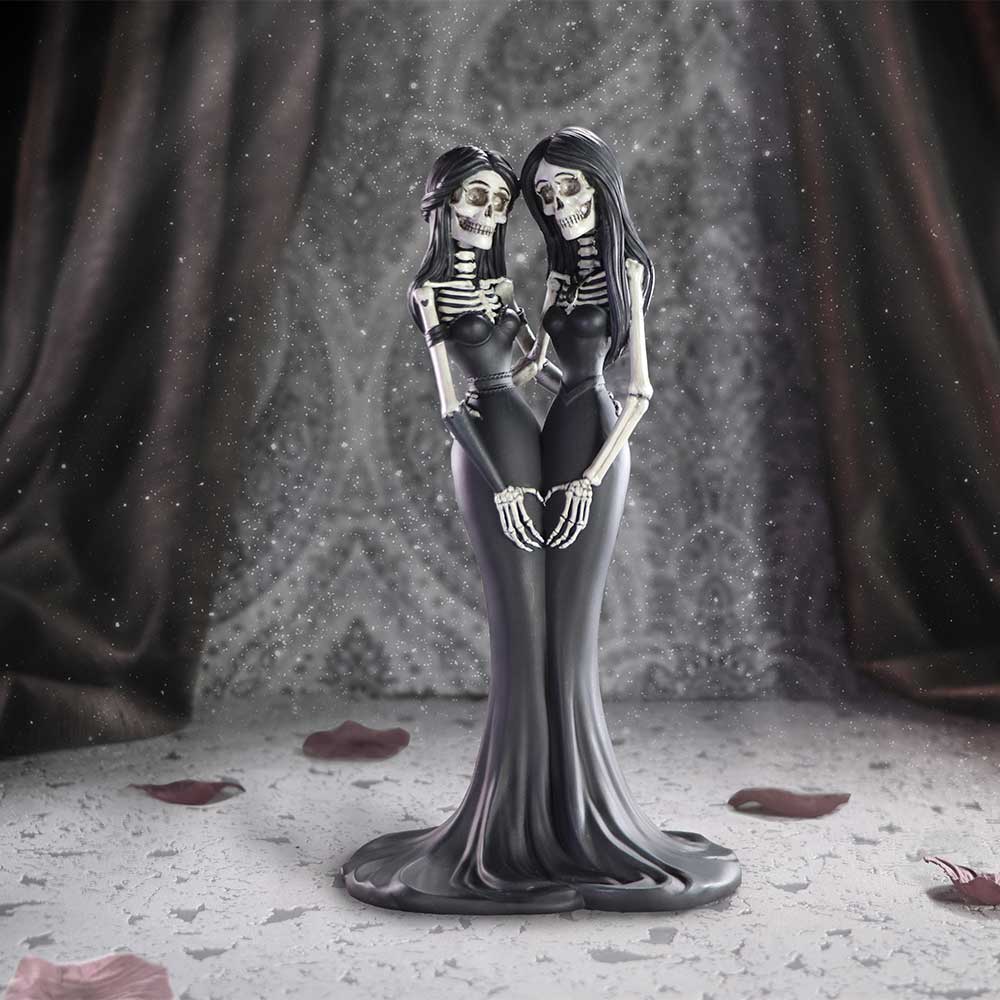 Eternal Sisters Gothic Skeletons Figurine