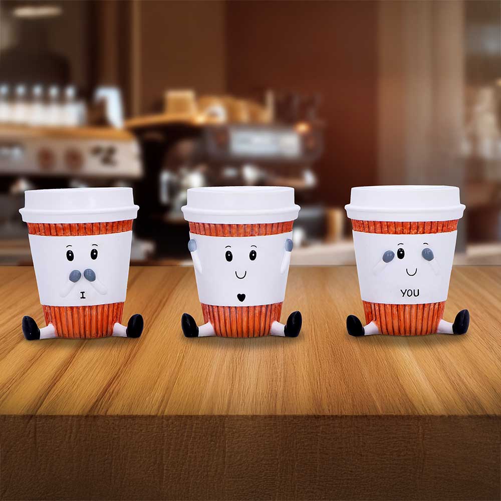 Three Wise Coffee Cups