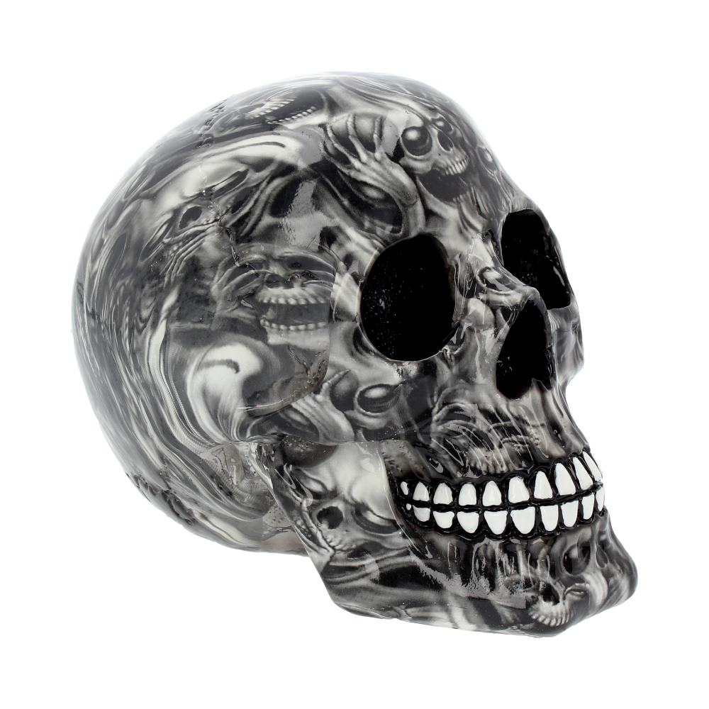 Screaming Soul Skull Print Figurine
