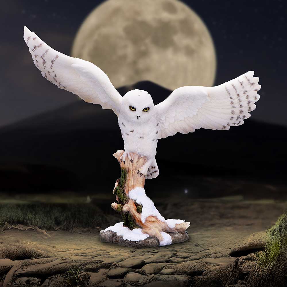 Snowfall Owl Figurine