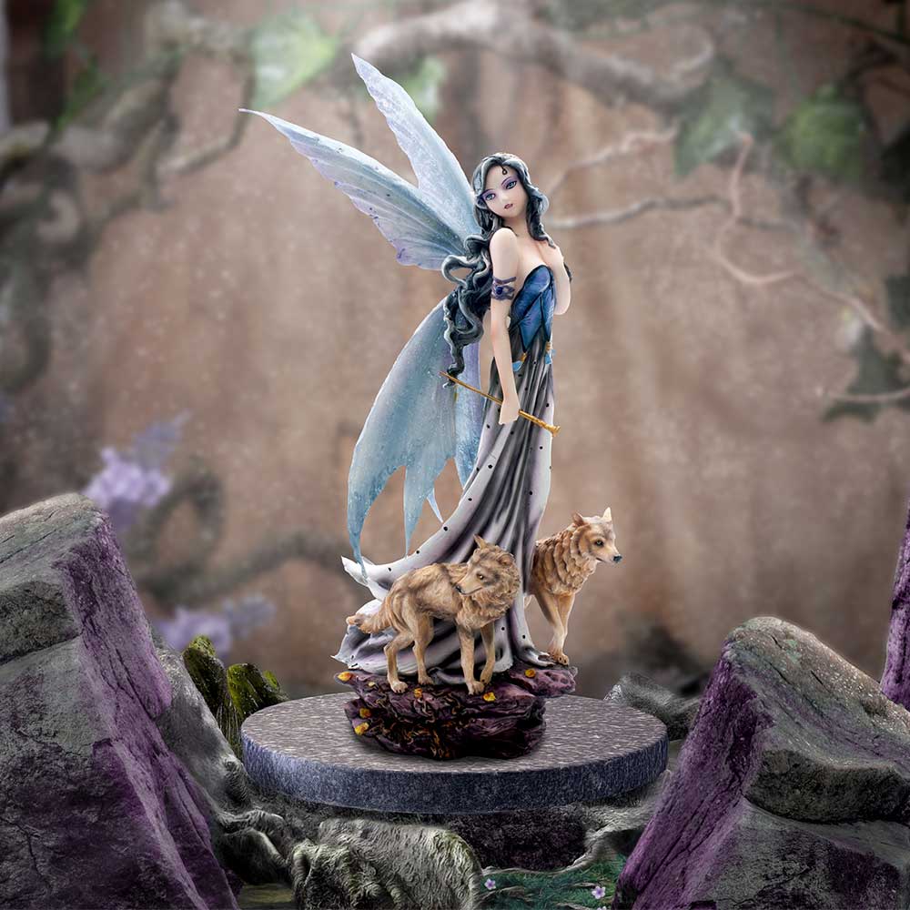 Lina (Small) Fairy & Wolf Companions Figurine