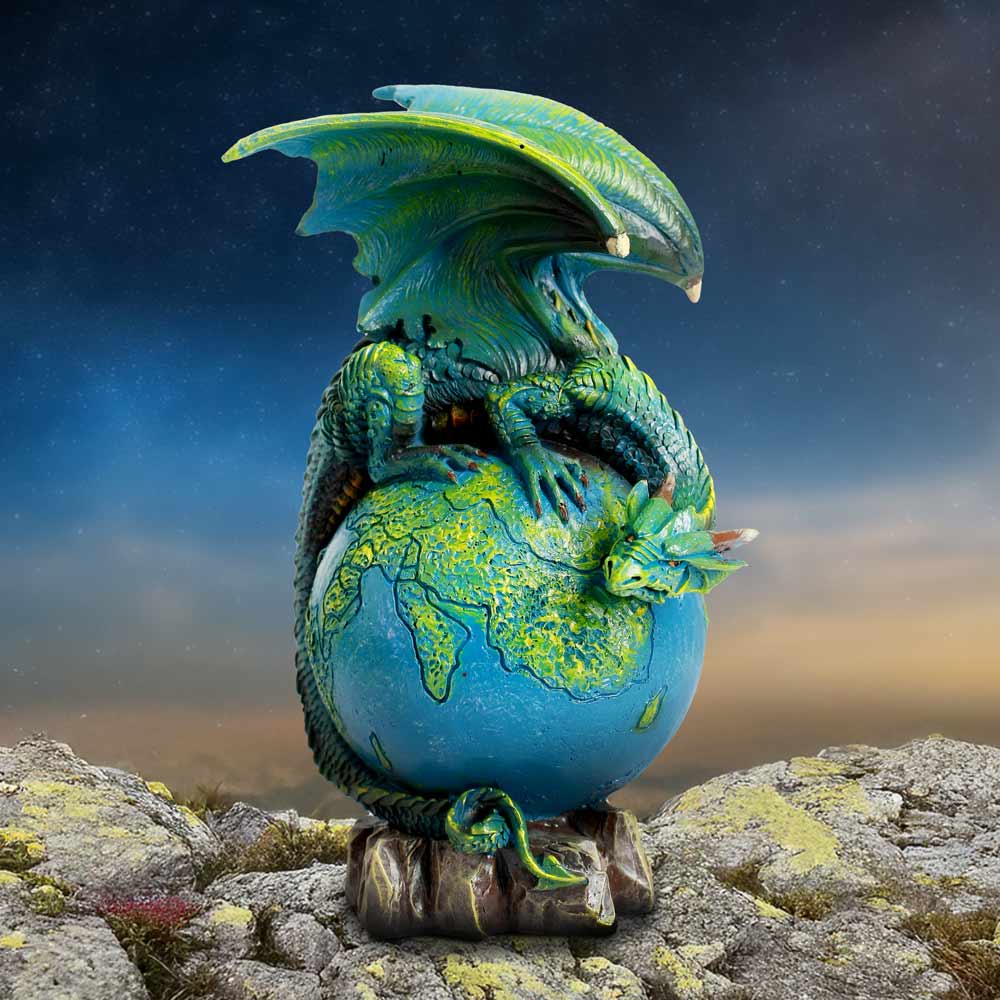 The Terran Planet Dragon Figurine (Earth)