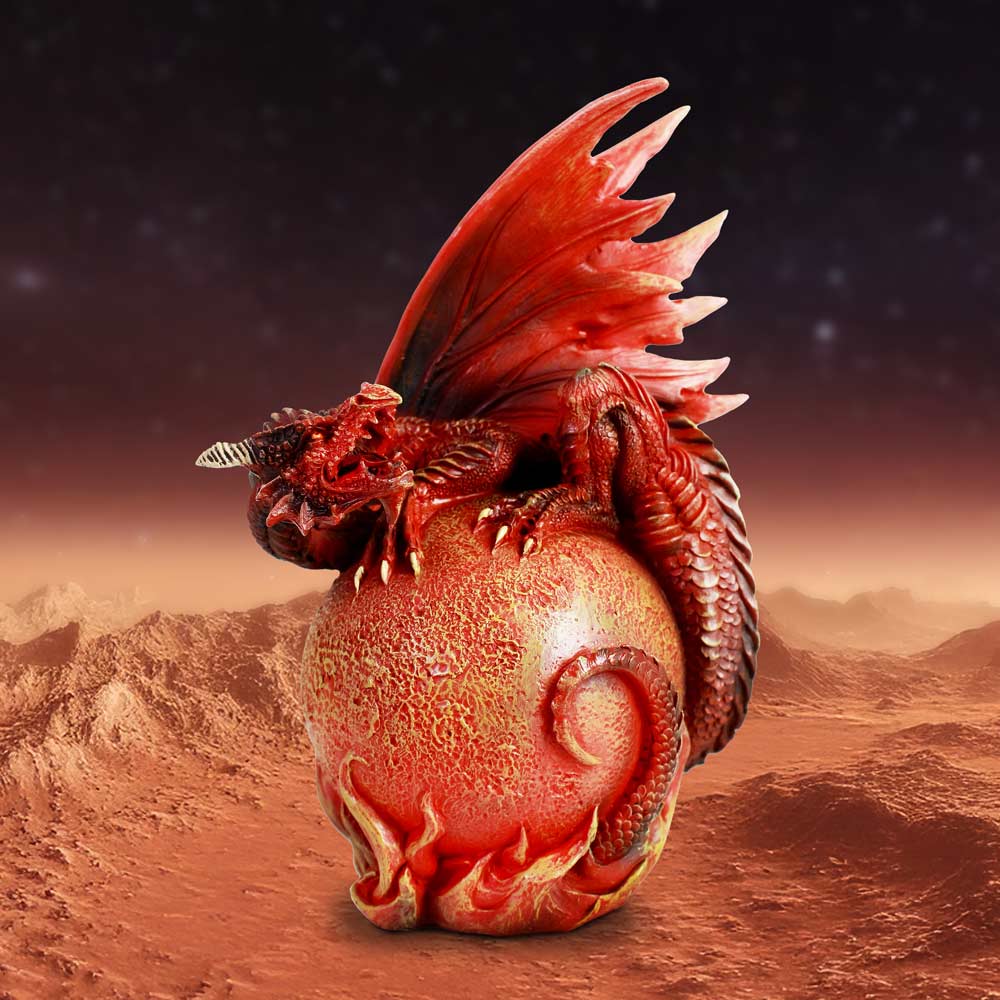 The Martian Planet Dragon Figurine (Mars)