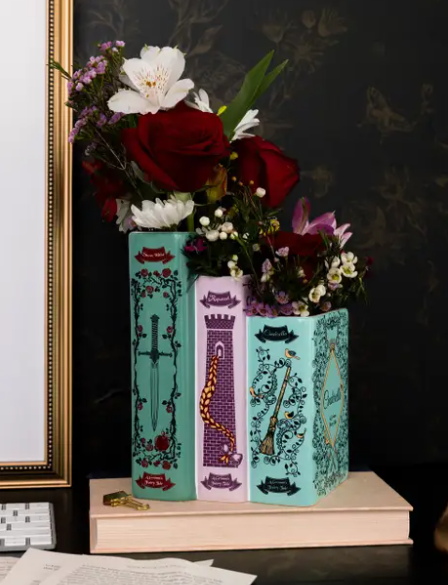 Triple Book Vase - Grimm's Fairy Tales
