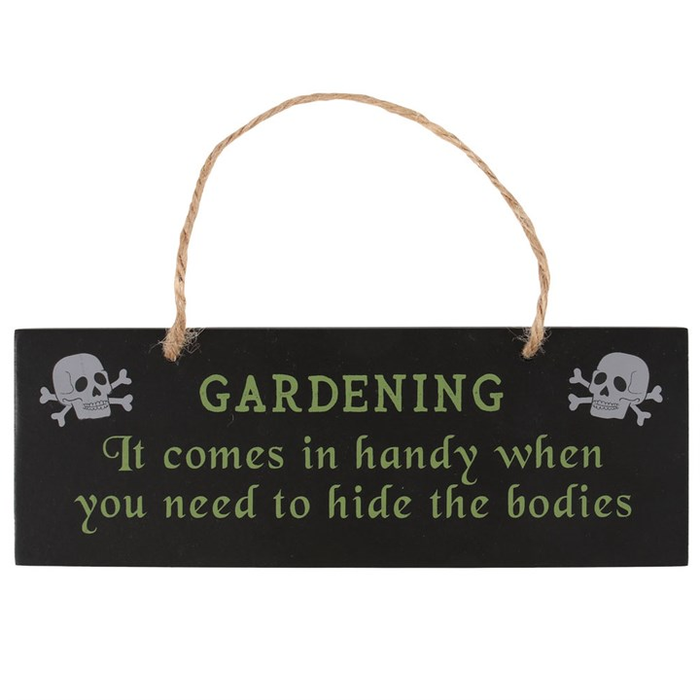 Gardening Comes In Handy Hanging Sign