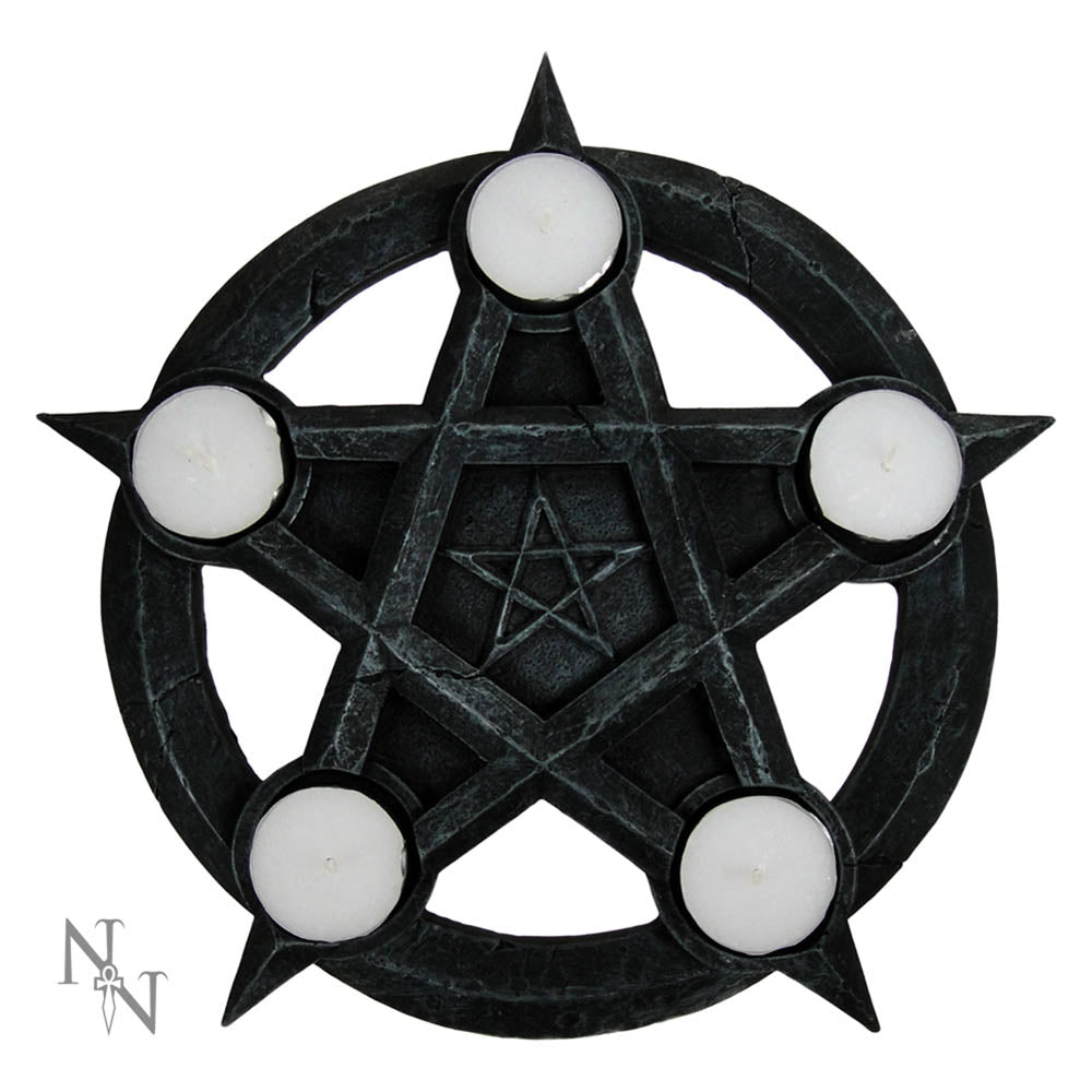 Pentagram Tealights Candle Holder