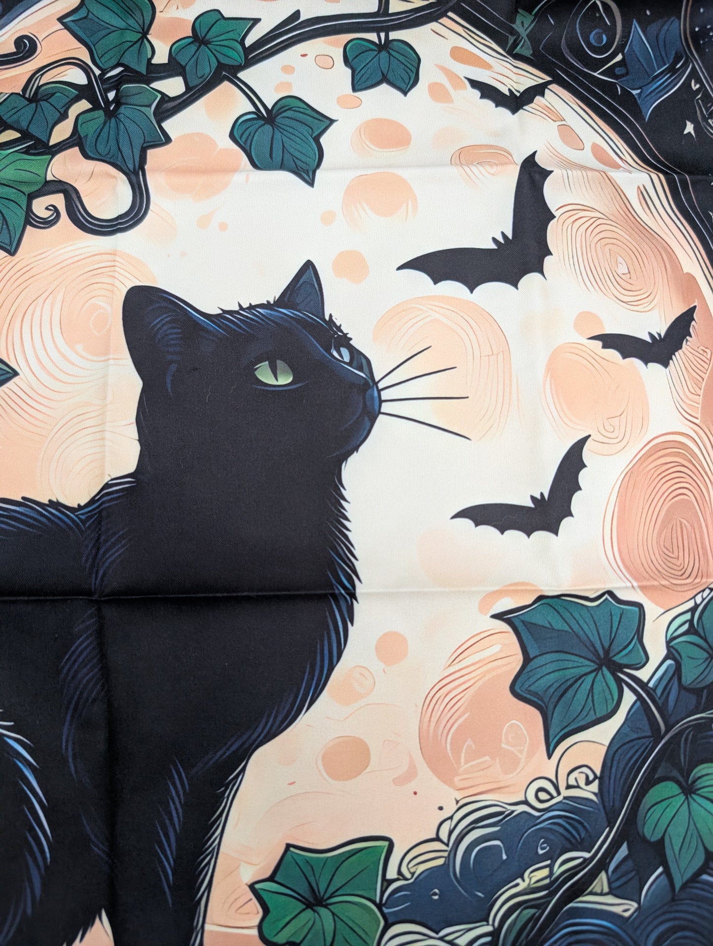 Moon Cat Altar Cloth