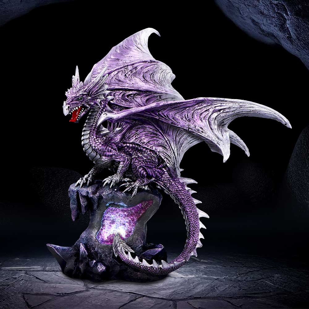 Viorel LED Dragon & Crystal Figurine