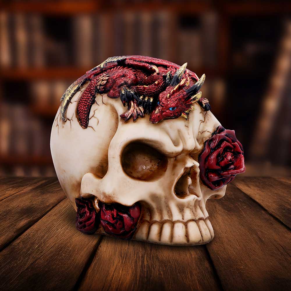 Rose Flame Skull