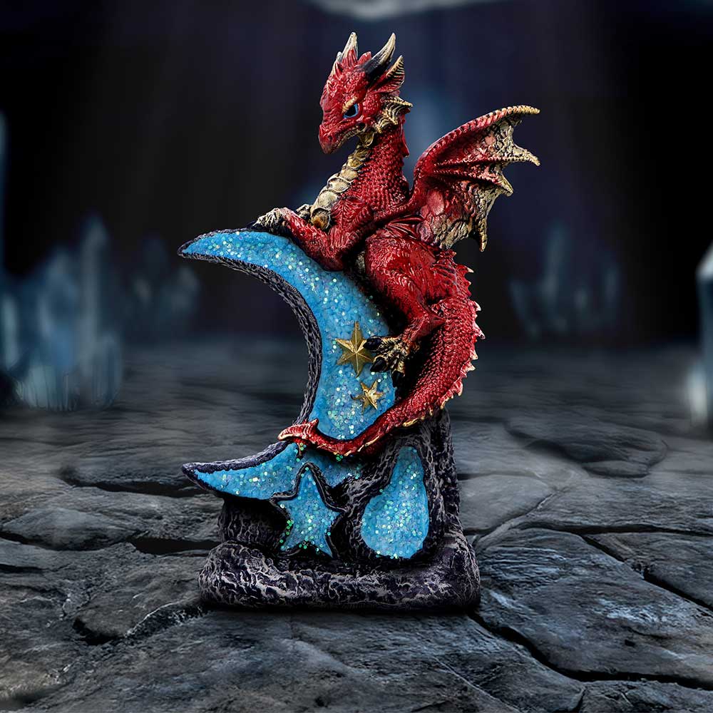 Lunar Perch Dragon Figurine