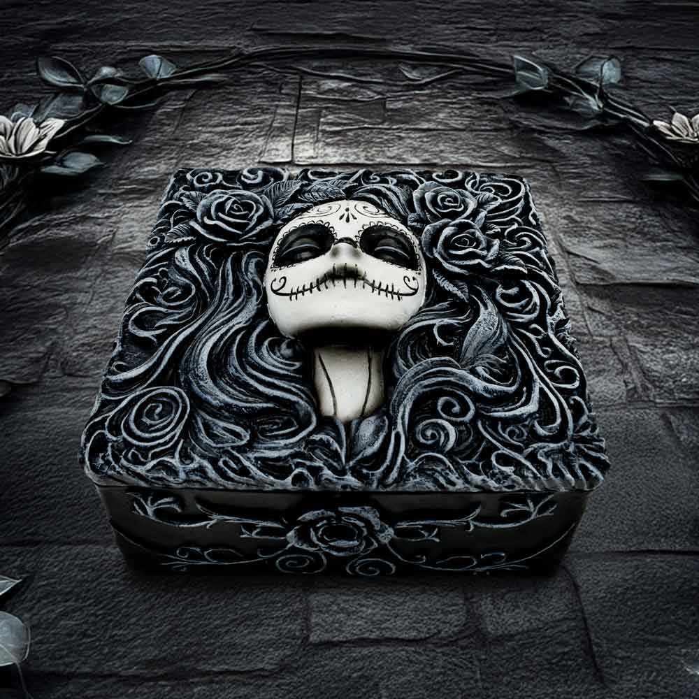 Flor de Muerte Trinket Box
