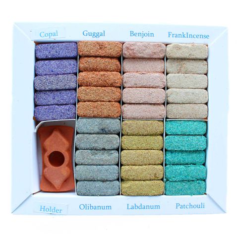 70 Incense Smudge Bricks and Burner - Wild West