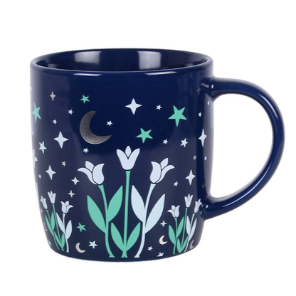 Moonflower Print Mug