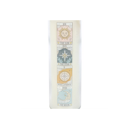 Vintage Tarot Rose Tube Candle