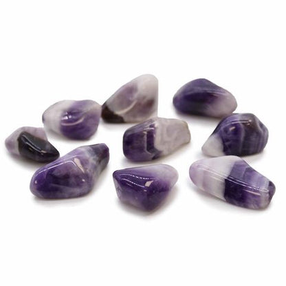 Large Tumble Stones - Amethyst Banded Grade B