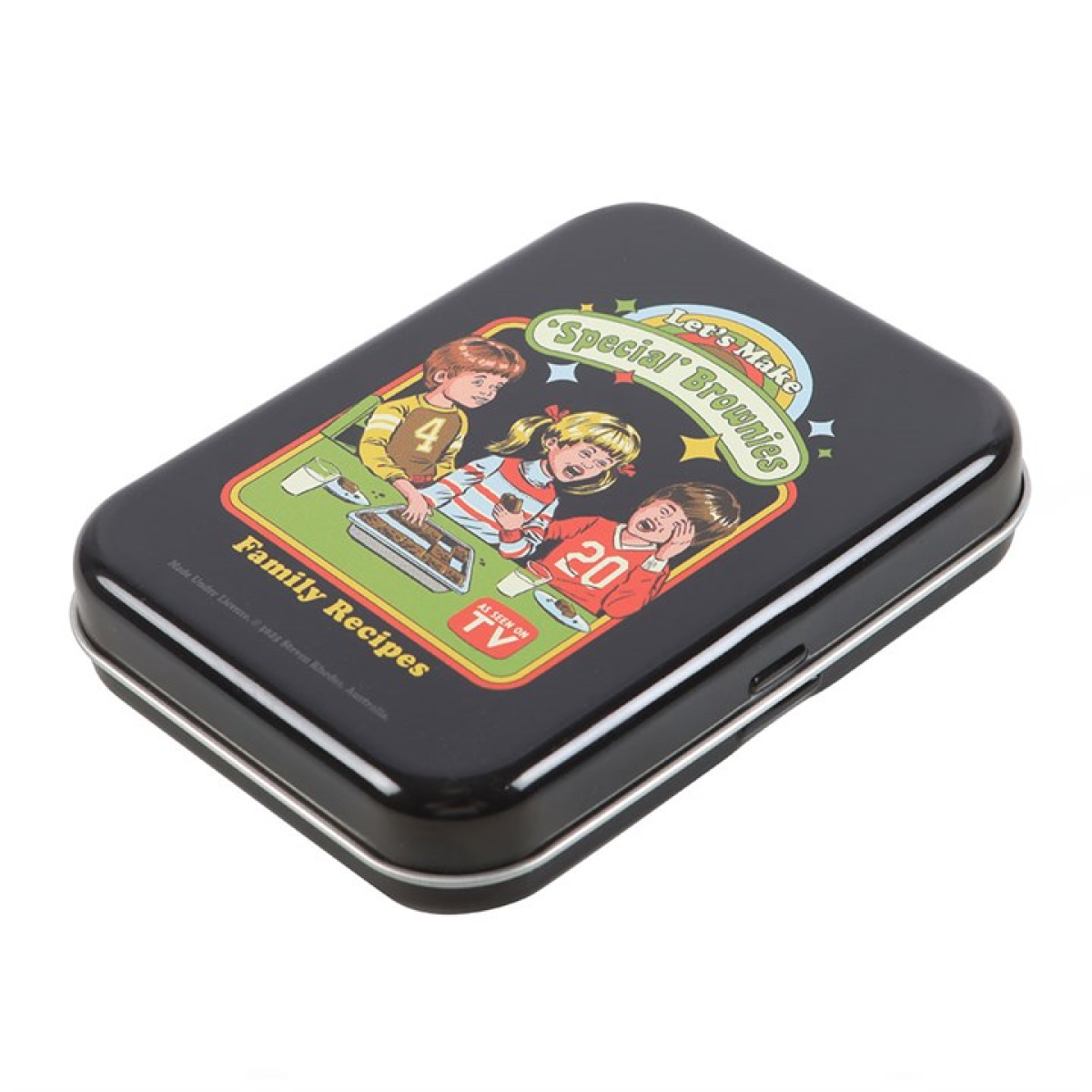 Let's Make Brownies Stash Tin by Steven Rhodes