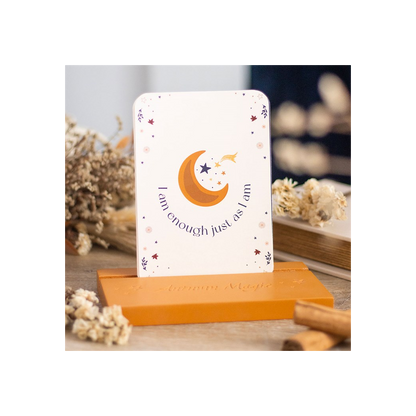 Autumn Magic Affirmation Cards with Wooden Stand