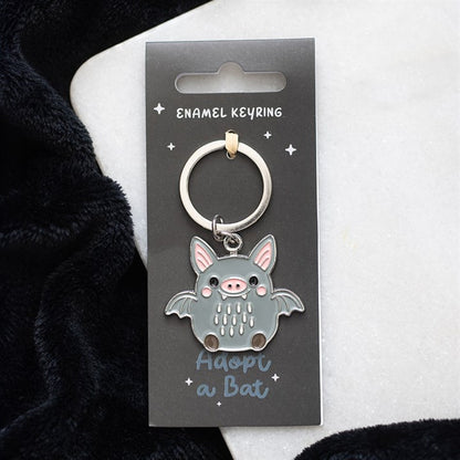 Adopt a Bat Keyring