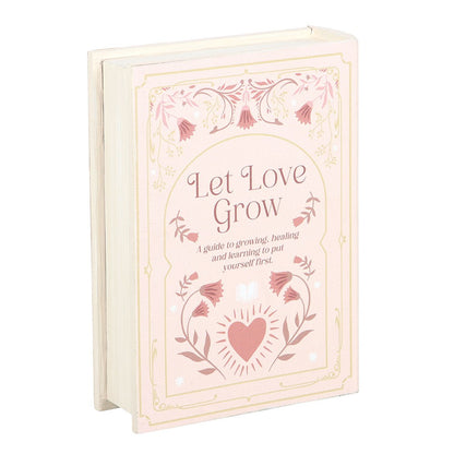 Romantic Pink Book Shaped Storage Box