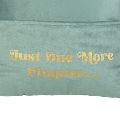 Just One More Chapter Cushion with Book Pocket