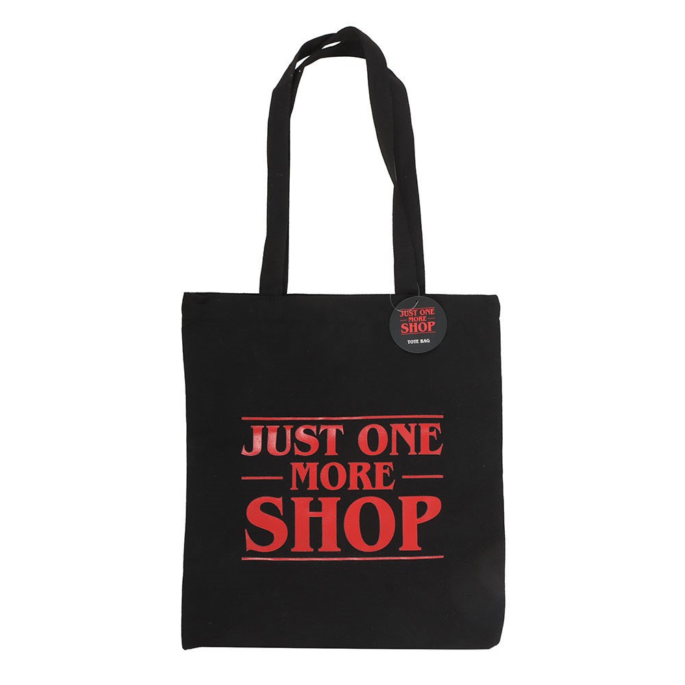 Just One More Shop Polycotton Tote Bag