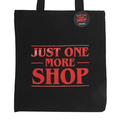 Just One More Shop Polycotton Tote Bag