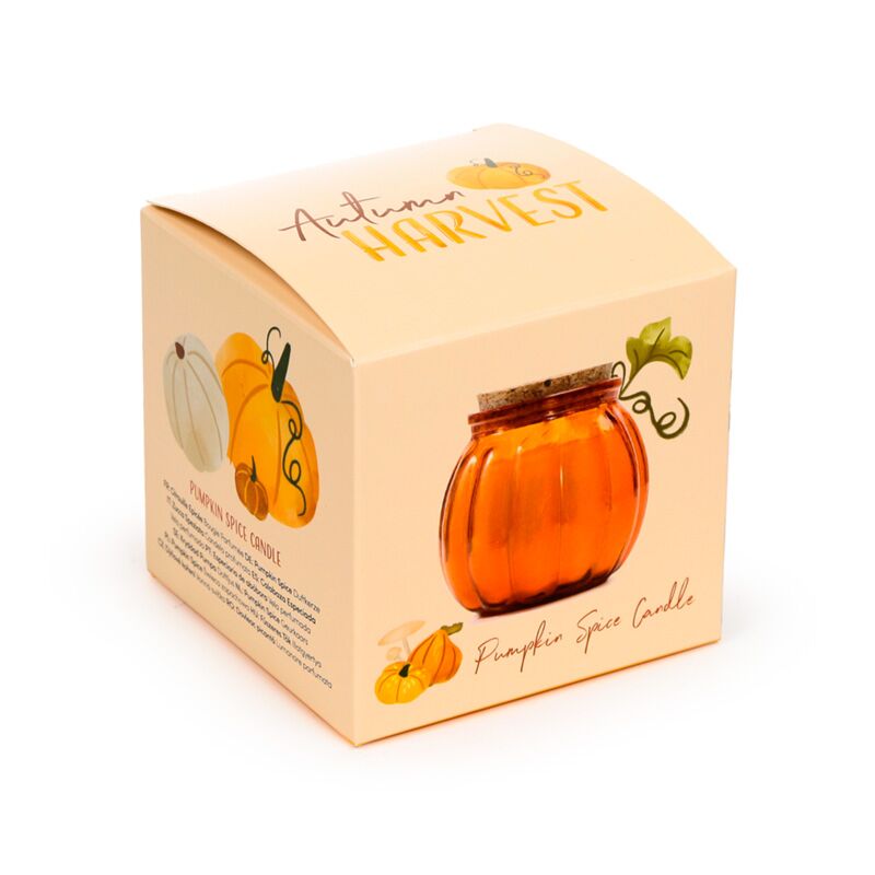 Pumpkin Spice Glass Jar Candle