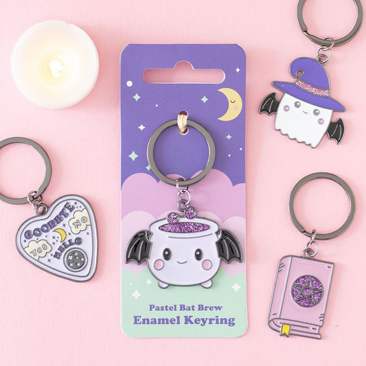 Pastel Batbrew Cauldron Keyring