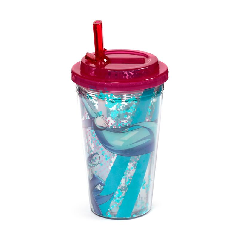 Shatterproof Double Walled Cup with Lid and Straw - Hatsune Miku