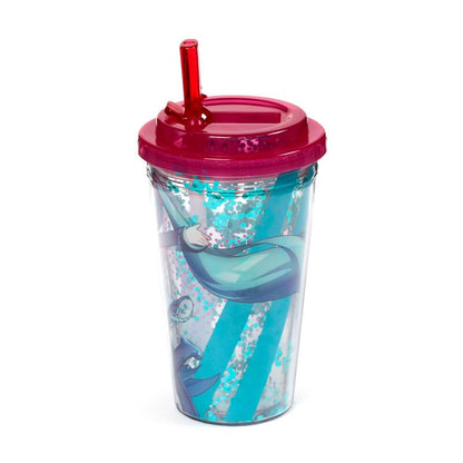 Shatterproof Double Walled Cup with Lid and Straw - Hatsune Miku