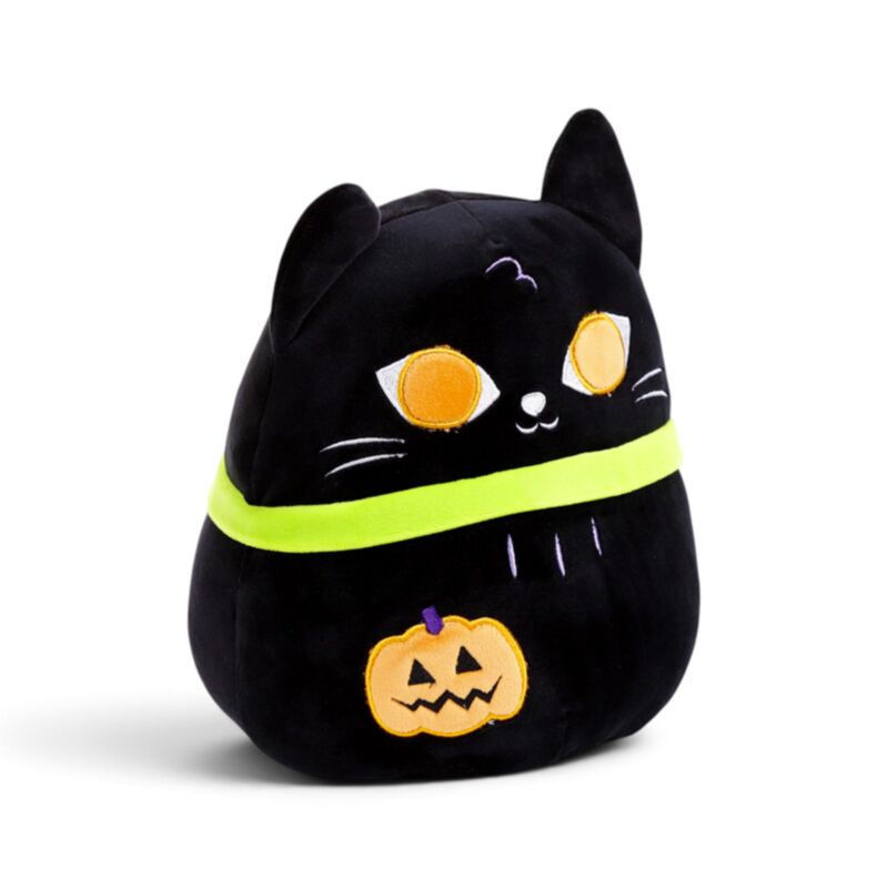 Spooky Black Cat Plush Toy