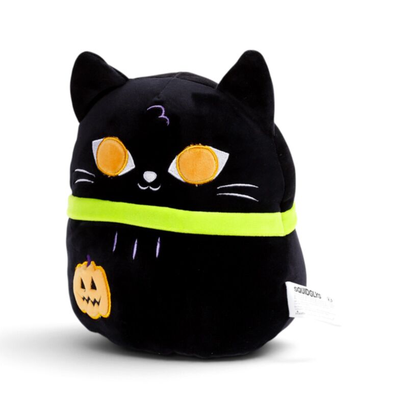 Spooky Black Cat Plush Toy