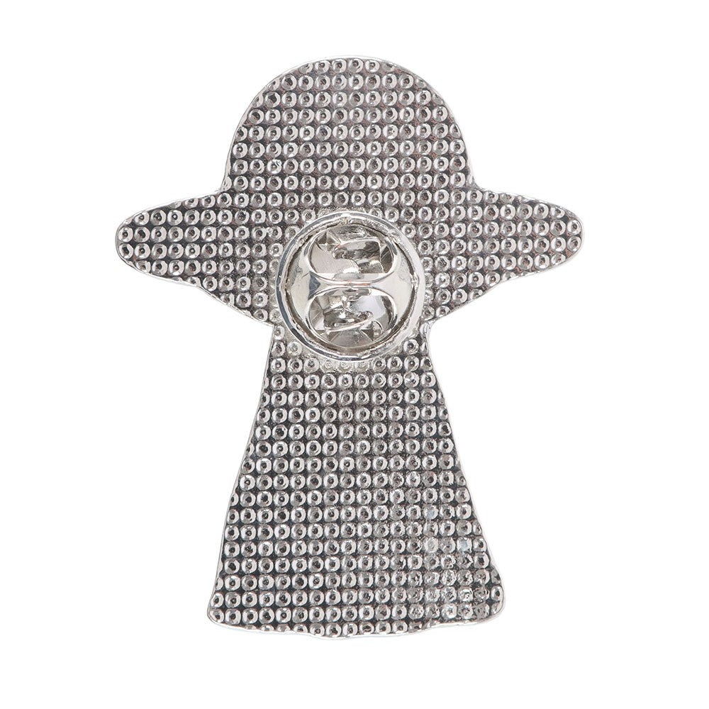 Glow in the Dark UFO Enamel Pin Badge