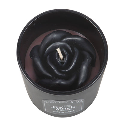 Black Rose 3D Candle