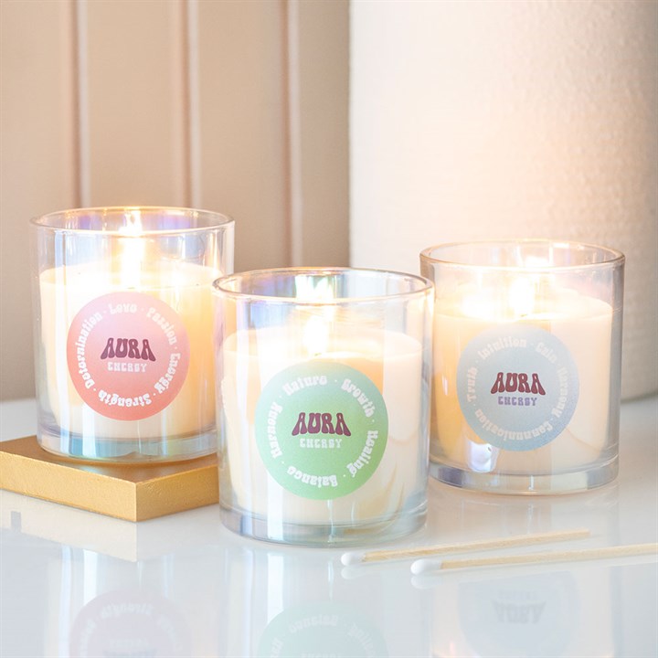Aura Energy Ocean Breeze Iridescent Candle