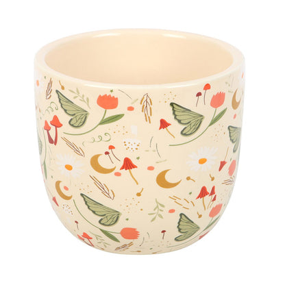 Fairy Folklore Print Plant Pot