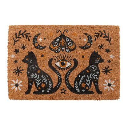 Frightful Folk Cat Doormat