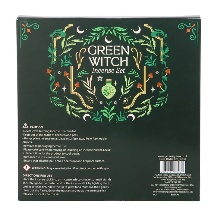 Green Witch Incense Stick Gift Set