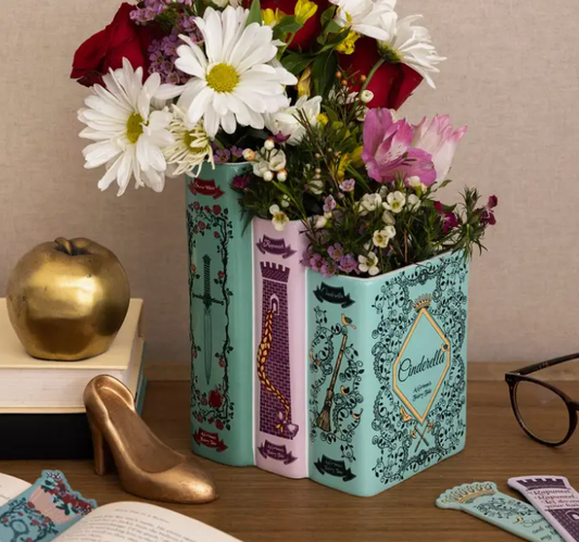 Triple Book Vase - Grimm's Fairy Tales