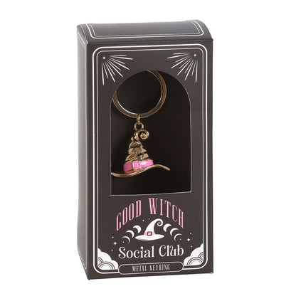 Good Witch Alloy Witch Hat Keyring